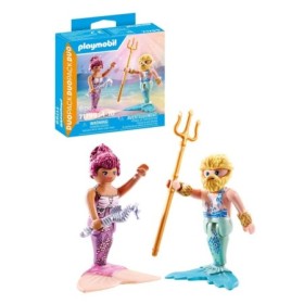 Set 2 figurine Sirena si Triton